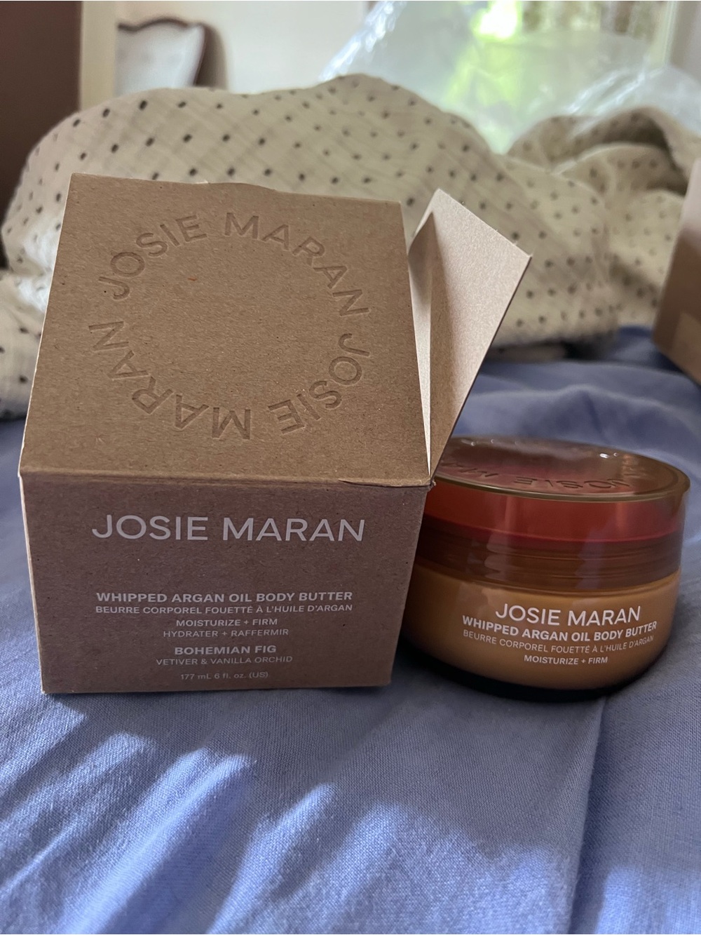 JOSIE MARAN Whipped Argan Oil Body Butter - Bohemian Fig